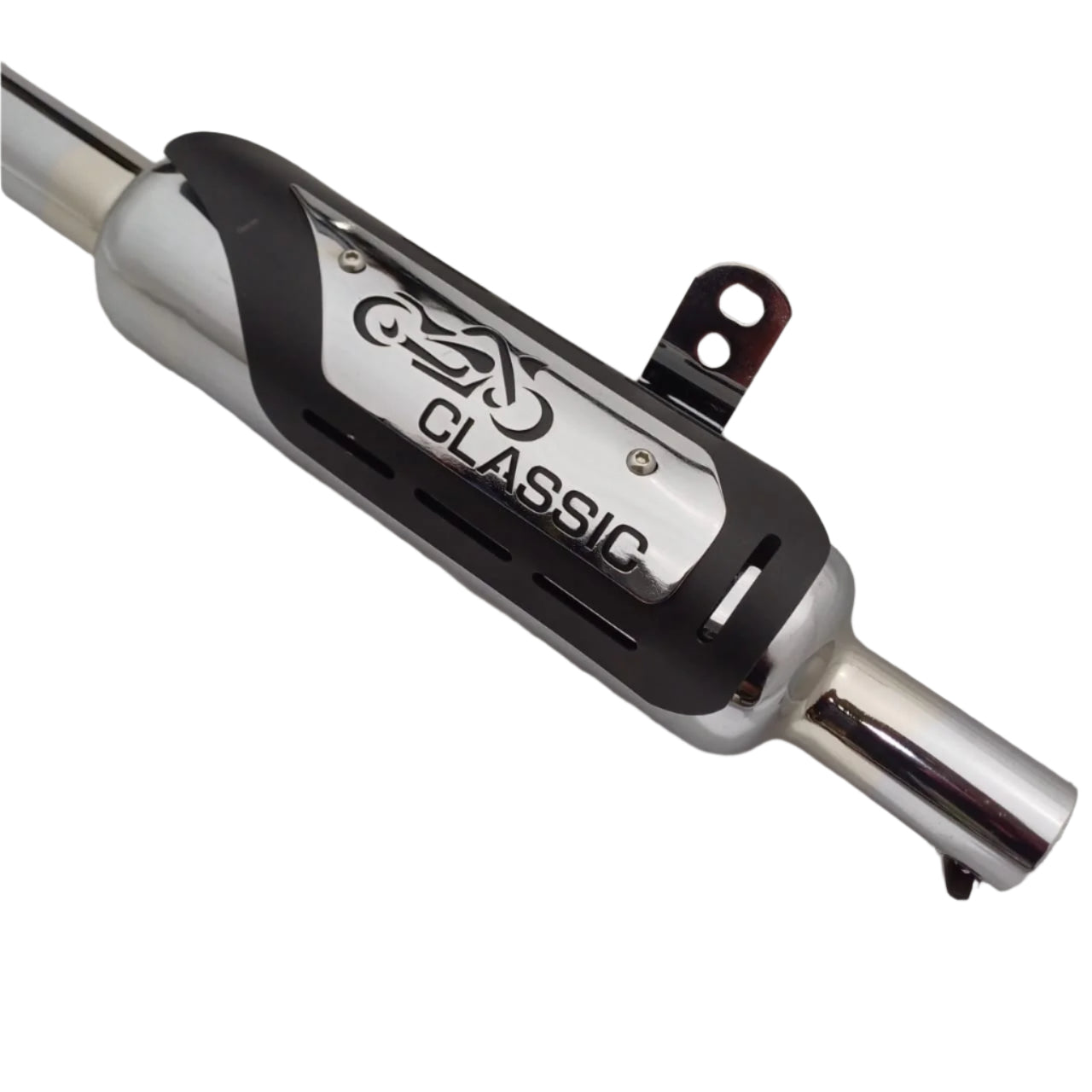 Moto Macho Indore Silencer with Dual Plate for Classic Reborn, Standard Reborn 350cc & Goan Classic