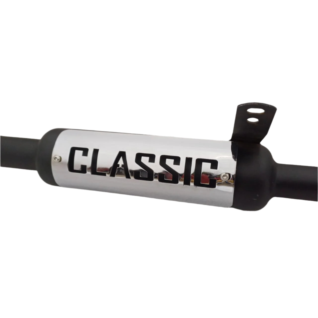 Moto Macho Indore Silencer with Classic Plate