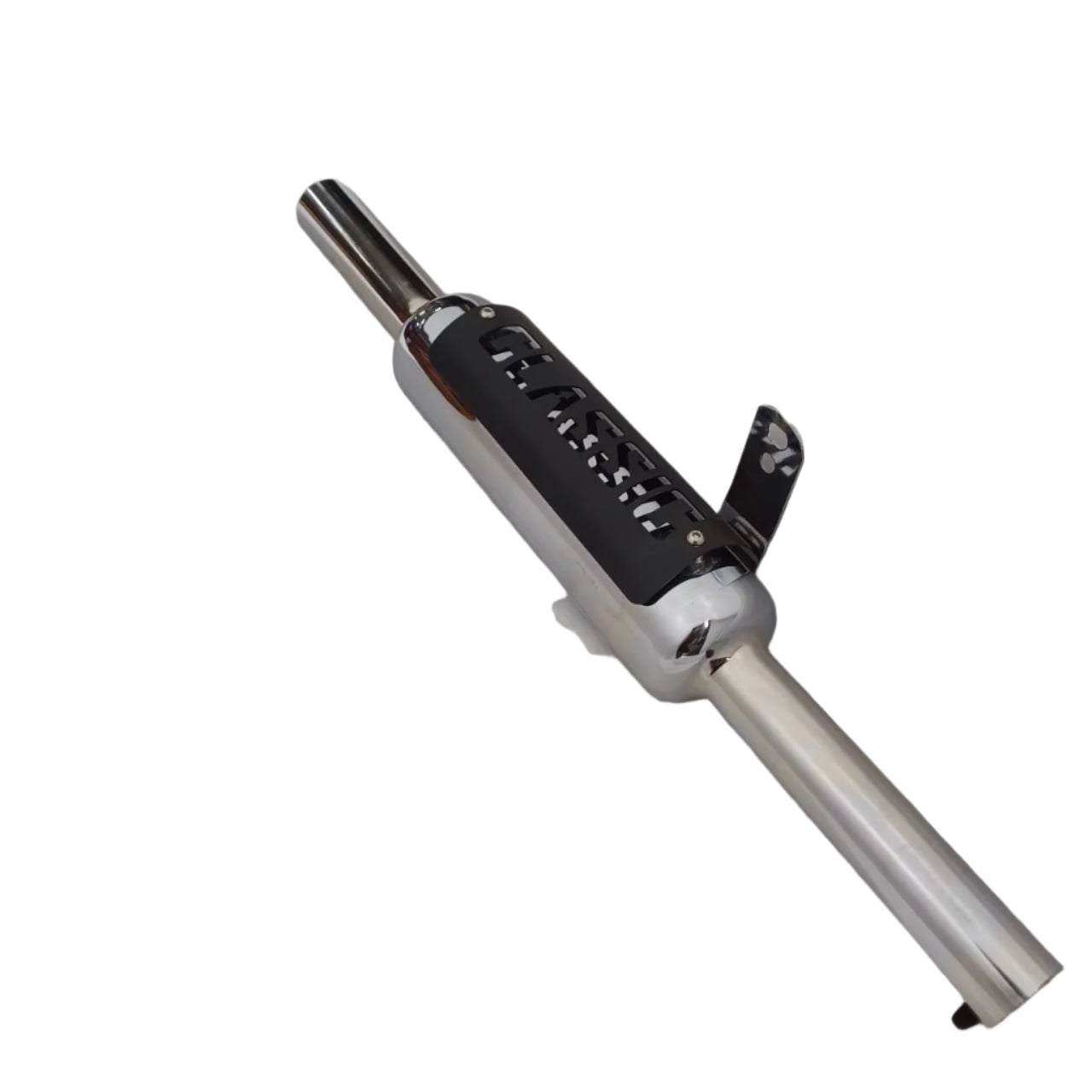 Moto Macho Indore Silencer with Classic Plate