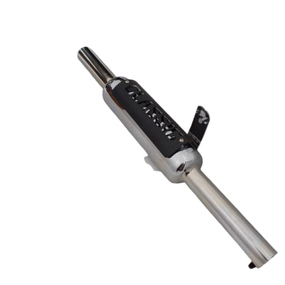 Moto Macho Indore Silencer with Classic Plate