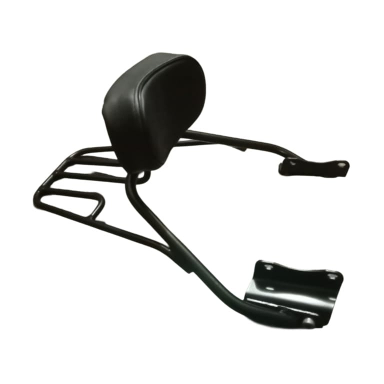 Round Cushion Backrest for BSA Goldstar 650 with Top Carrier