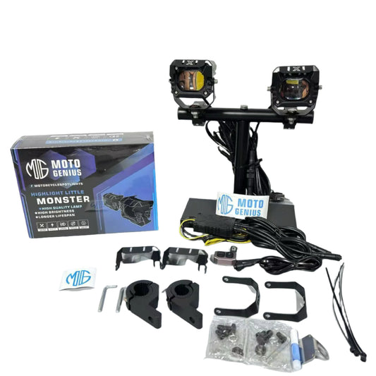 Moto Genius MK-15 60W Single LED Fog Light for Motorcycles