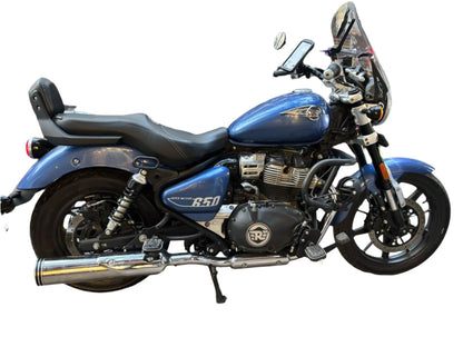 Stainless Steel Raptor Exhaust for Super Meteor 350 | Durable Performance | Enhanced Efficiency | Corrosion-Resistant