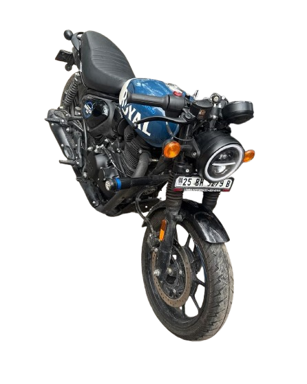 Cafe Racer Handlebar for Hunter 350 (GT650 Look) – Premium Build & Ergonomic Design