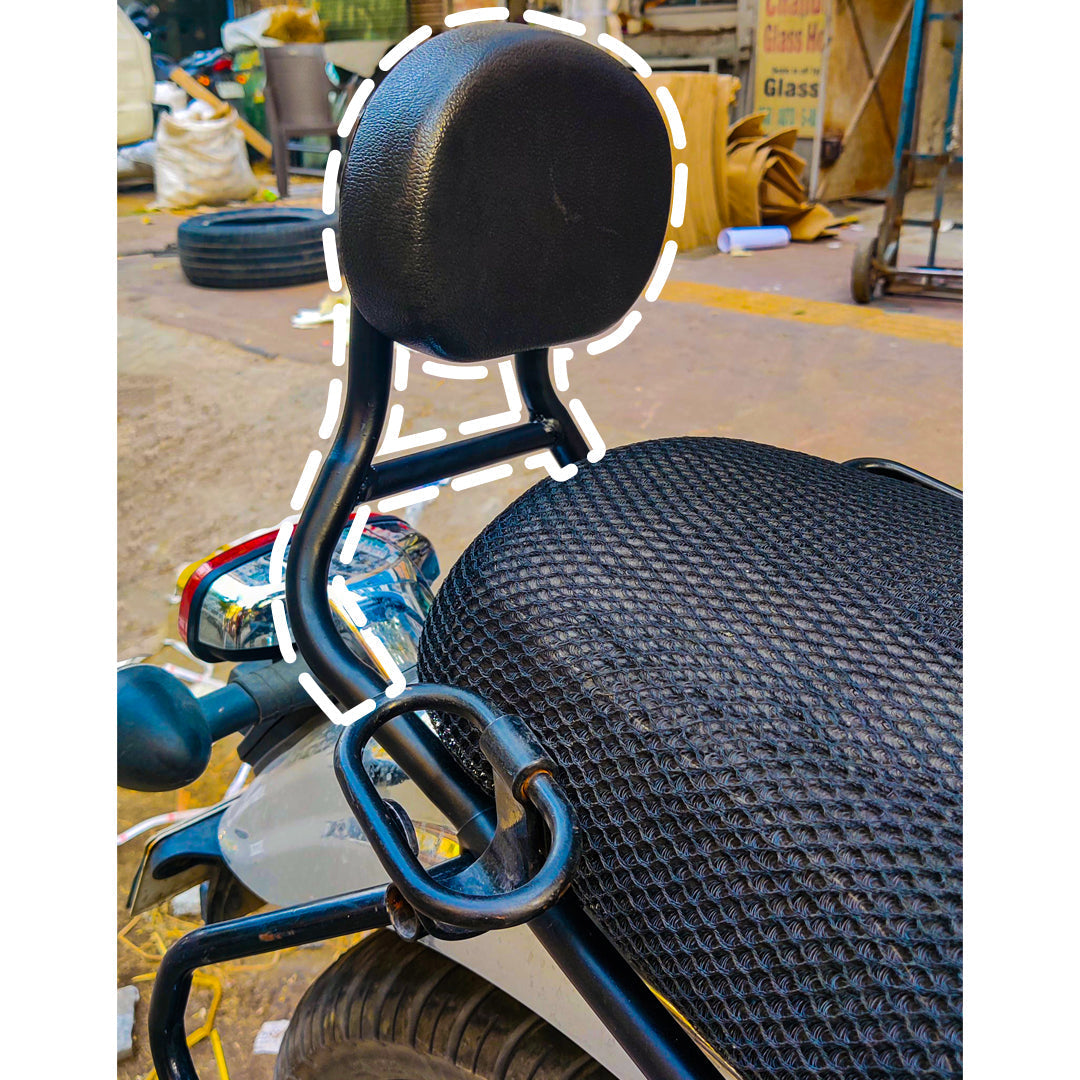 Simple PU Cushion Backrest for Honda H'ness CB 350