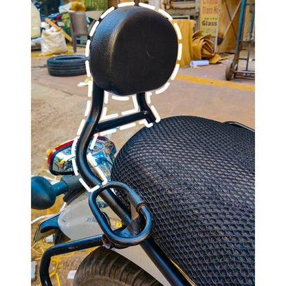 Simple PU Cushion Backrest for Honda H'ness CB 350
