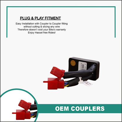SWITCHLESS [V4.0] Bajaj Pulsar NS/AS - Compatible Simtac PNP Hazard Flasher/Adapter/Module - BJS-SL