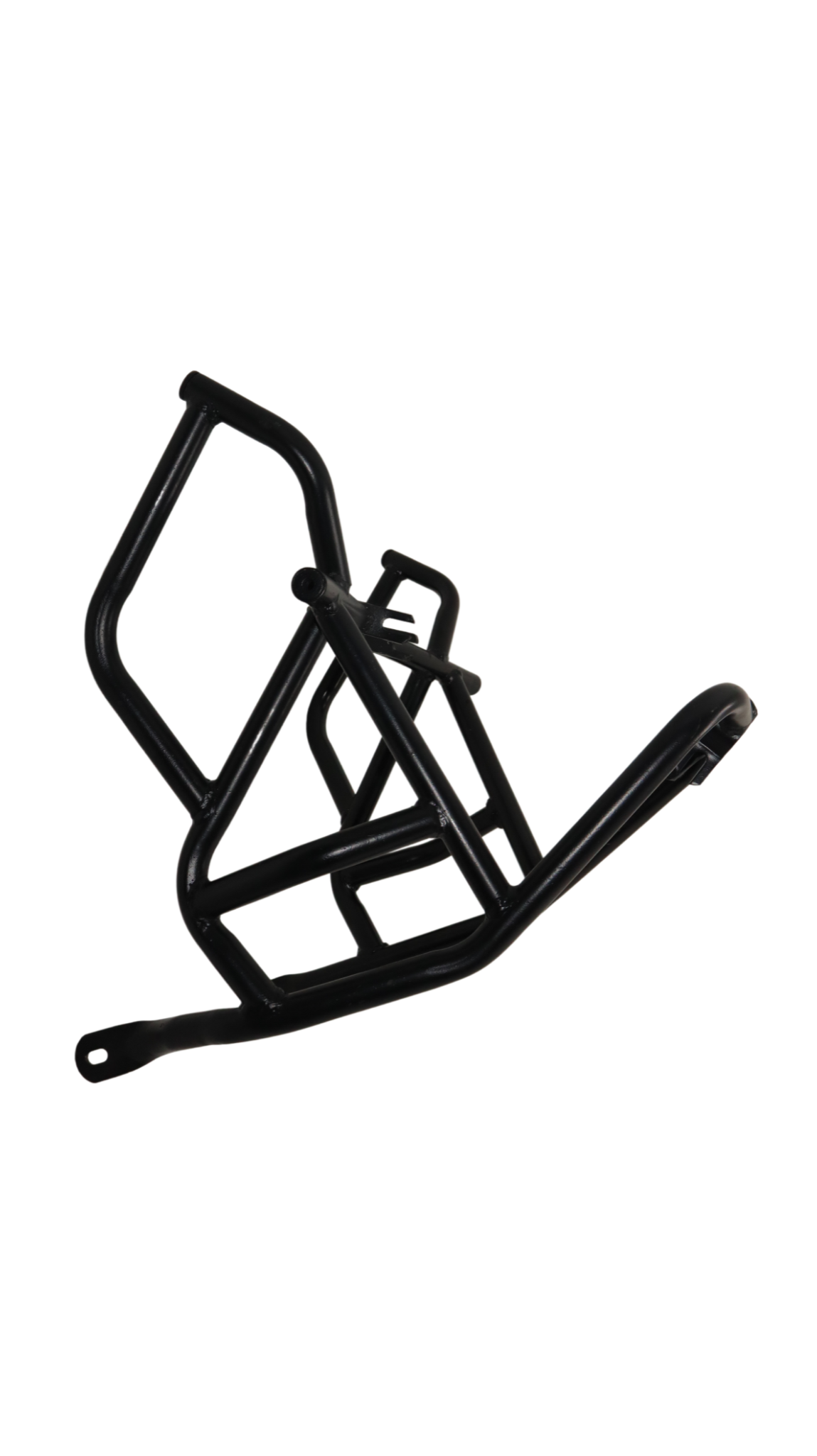 Flat Crash Guard with Delrin Sliders for Yezdi Scrambler – Heavy-Duty Protection